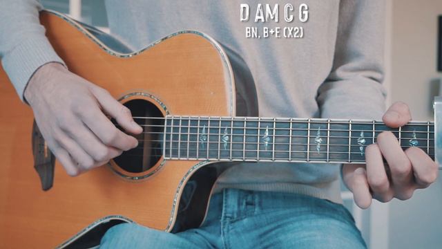 Anyone Demi Lovato Guitar Tutorial // Anyone Guitar // Guitar Lesson #765 смотреть онлайн