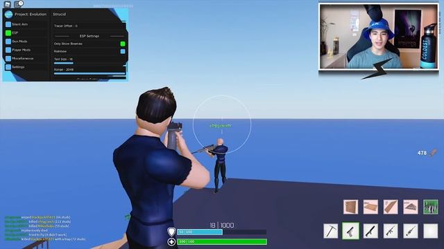 Roblox Strucid Script Exploit GUI OP Silent Aimbot Infinite Ammo (2023 Pastebin) смотреть онлайн