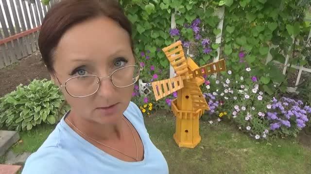 Декоративная мельница моими руками. Подробно смотреть онлайн