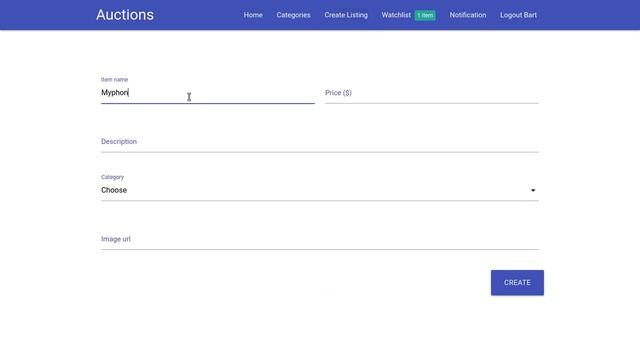 Auctions - Django смотреть онлайн