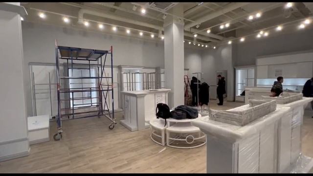 Ремонт "под ключ" бутика детской одежды "Choupette" в ТРЦ Небо смотреть онлайн