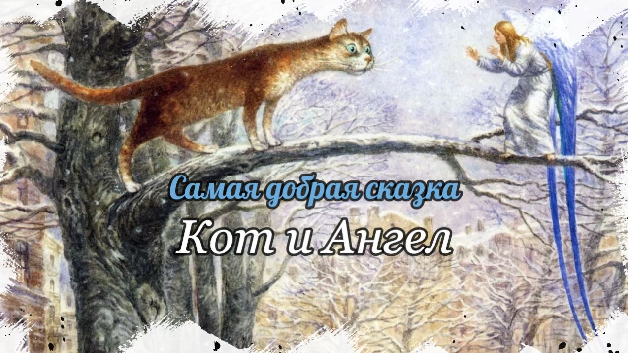 Кот и Ангел добрая, трогательная и нежная сказка смотреть онлайн