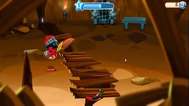 Мультик Игра для детей Энгри Бердс. Прохождение игры Angry Birds epic [1] серия смотреть онлайн