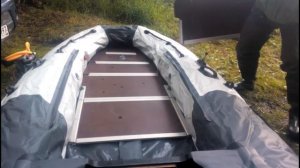 Сборка ПВХ лодки касатка 335