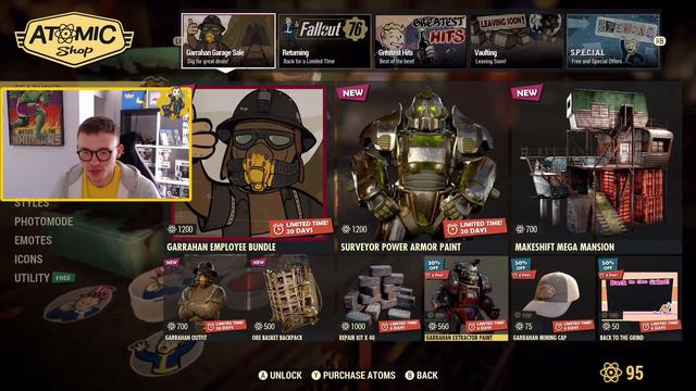 Fallout 76 Atomic Shop Update | May 25th - 1st 2021 смотреть онлайн