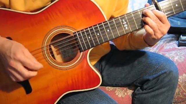 ホテルカリフォルニア イントロ Hotel California 12 string guitar intro смотреть онлайн
