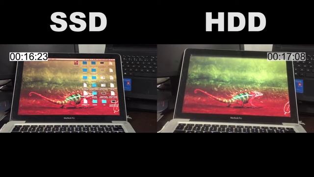 SSD Vs HDD Macbook Pro 13'' Mid 2010 Login Speed Test