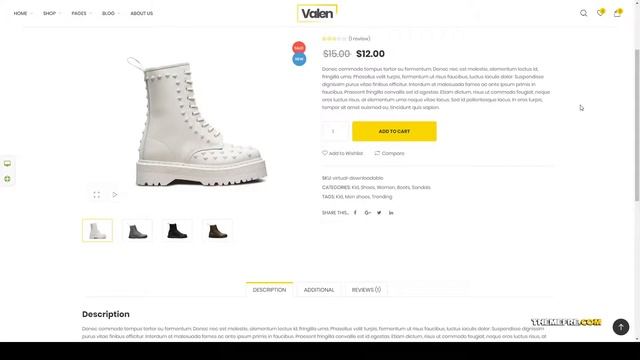 Valen - Sport Fashion WooCommerce WordPress Theme redux framework woocommerce Hoshino смотреть онлайн
