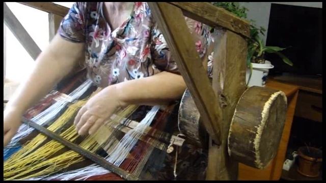 "Ткачество половика". Мастер-класс. смотреть онлайн