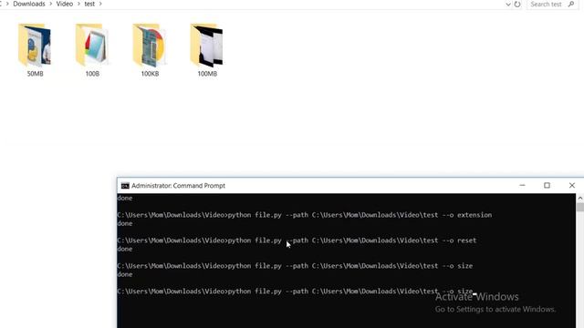 Junk file organizer with python (from command line) смотреть онлайн