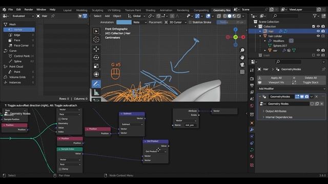 Real-Time Hair Simulation - blender tutorial смотреть онлайн