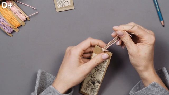 Оригинальная закладка для книг своими руками. Поделки из природного материала. DIY подарок смотреть онлайн