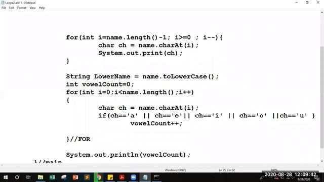 Lab11 Recorded Session-2 | Use of Strings and its Methods | Komal Arif | #java #programming смотреть онлайн