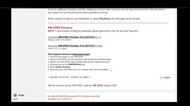 XIM Apex & XIM4 - Beta Firmware October 2021 Announcement Video Plus PS5 Progress Update смотреть онлайн