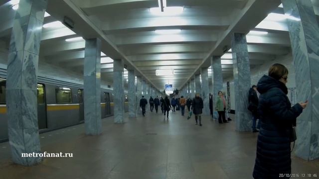 На метро от Варшавской до Коломенской // октябрь 2016 смотреть онлайн