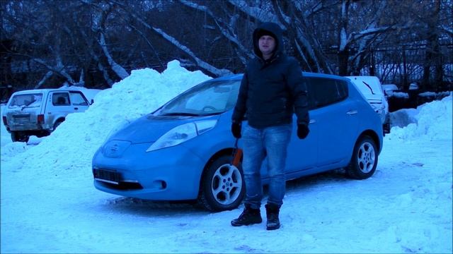 Nissan leaf ZE0 с Японии! Потеря запаса хода из-за включенной печки. смотреть онлайн