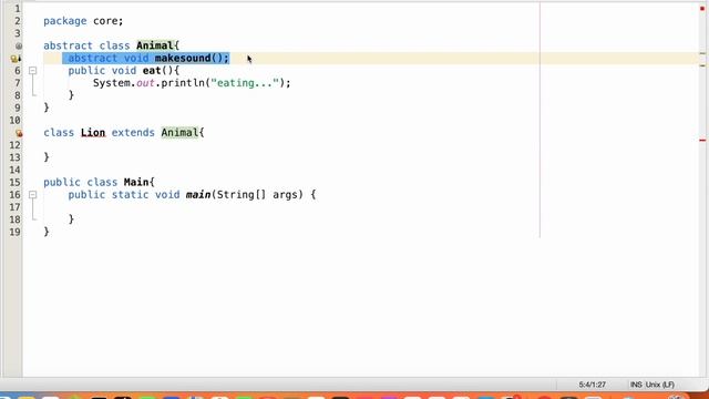 Abstract class in JAVA | JAVA Tutorial смотреть онлайн