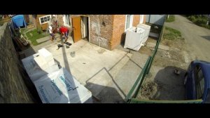 Пристройка из газобетона к старому жилому дому из кирпича