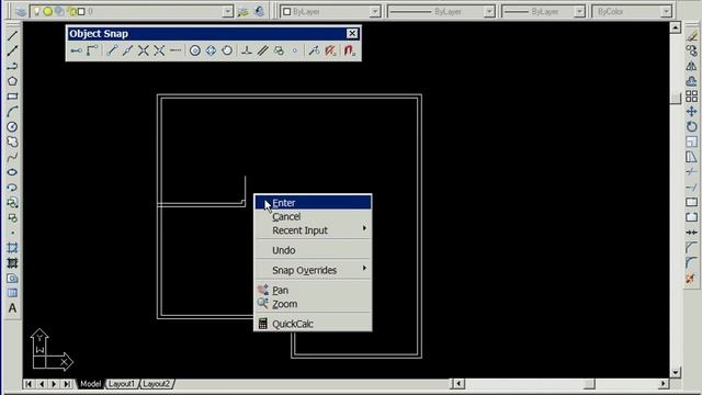 Simple AutoCAD 2006 Tutorial less4 2 смотреть онлайн