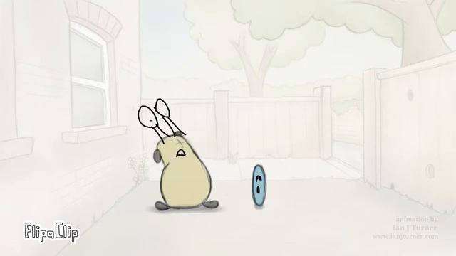Глупая собачка и весёлый мячик. FlipaClip. смотреть онлайн