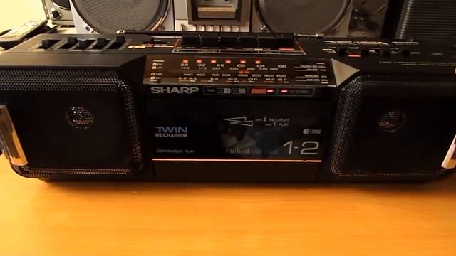 Sharp WQ-T282 TWIN mechanism after repair speakers смотреть онлайн
