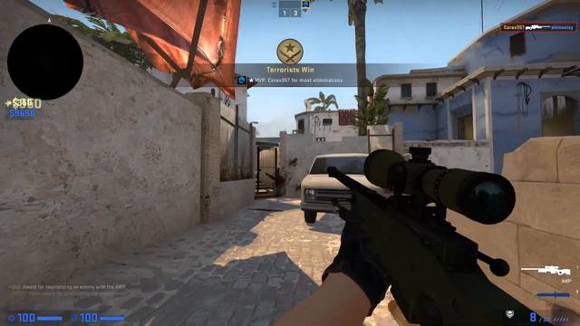 CS:GO gameplay Aim mirage смотреть онлайн