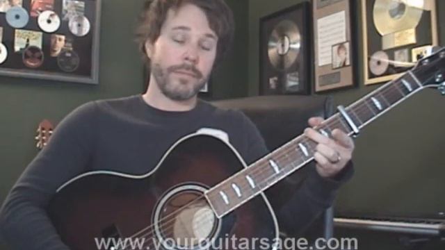 Guitar Lessons - Let It Be by The Beatles - chords lesson Beginners Acoustic songs смотреть онлайн