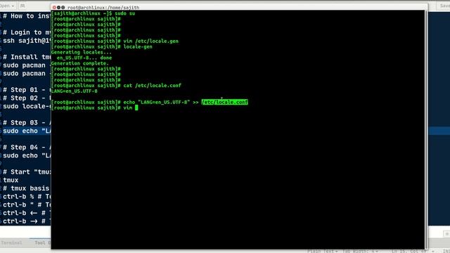 How to install and configure "tmux" in Arch Linux смотреть онлайн