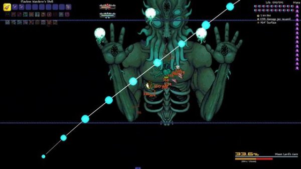 Terraria Calamity Infernum Mod - Moon Lord Nohit