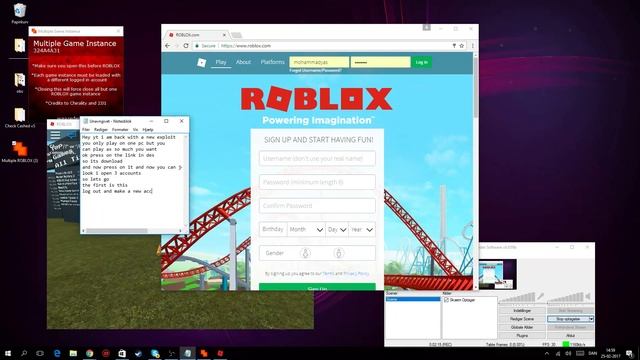ROBLOX Exploit/Hack: Multiple ROBLOX (WORKING) Games On 1 PC смотреть онлайн