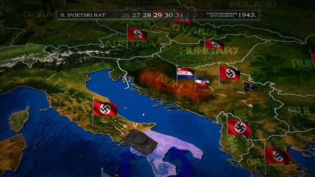 2. svjetski rat / World War II - animacija смотреть онлайн
