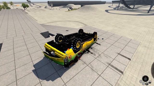 Jurassic Park Ford Explorer Rollover & Crush Simulation [BEAM.NG] смотреть онлайн