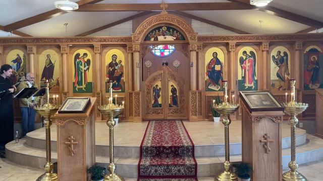 3/17/24 +Forgiveness Sunday & The Casting out of Adam +Saint Gerasimus of the Jordan +Divine Liturg смотреть онлайн