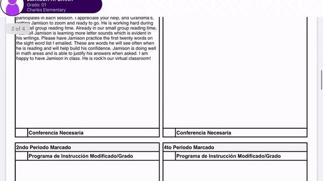 Spanish ParentVUE Mobile App Report Card смотреть онлайн