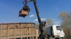 работа на ломовозе