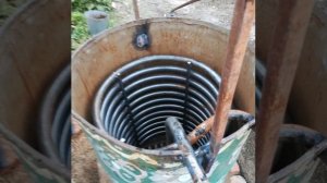 Изготовление котла обогрева для бассейна на дровах