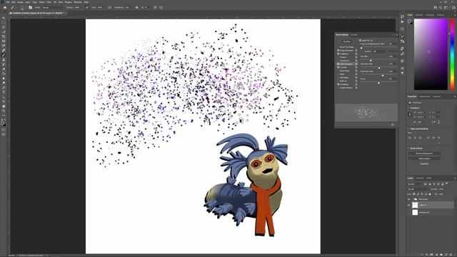 How to Adjust PHOTOSHOP Brush Settings Walkthrough Tutorial for BEGINNERS смотреть онлайн