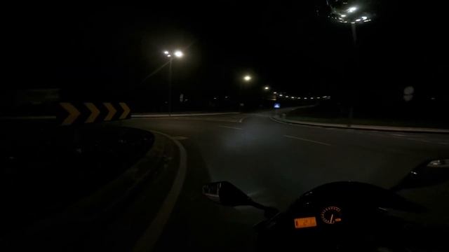 Quick Night Ride GoPro9 HD - Honda CBR 600 F4i