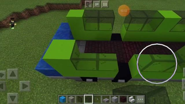 Minecraft tutorial, How to build a bus in minecraft ? смотреть онлайн