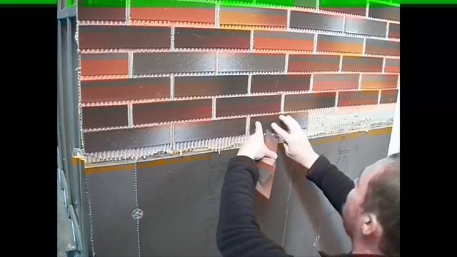 Гибкий клинкер ArtRock Монтаж на плиточный клей