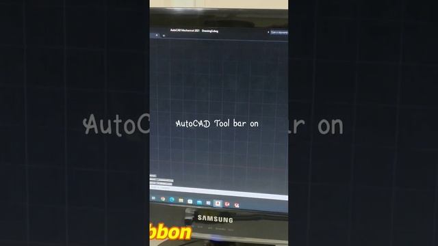 how to on/off Tool bar in AutoCAD |AutoCAD Ribbon bar on or off смотреть онлайн