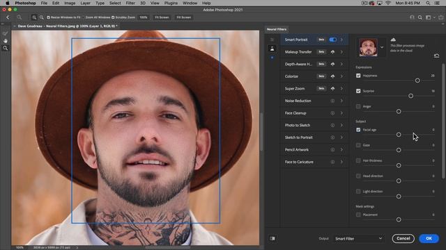 Neural Filters in Photoshop: Easy & Quick Tutorial смотреть онлайн