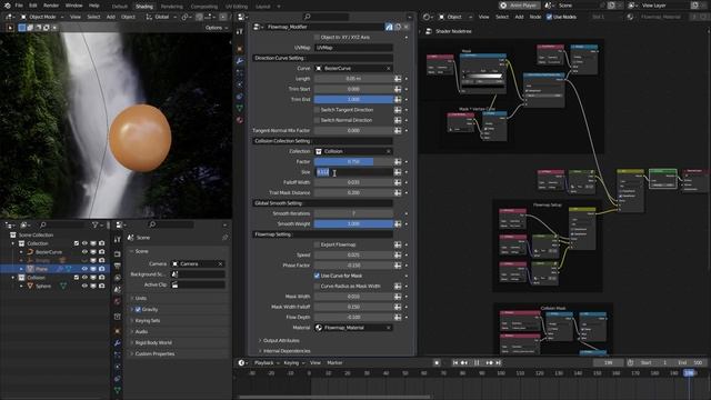 Procedural Flowmap v2.0 with Geometry Nodes || Update || Demo || смотреть онлайн