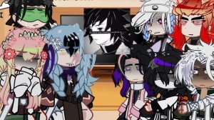 The hashira react to giyuu :) ||sanegiyuu || ||kny||