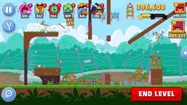 Angry Birds Friends Level 2 Tournament 1211 three stars NO POWER-UP walkthrough 2023-03-13 смотреть онлайн