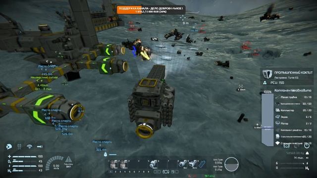 ? Space Engineers: что же делать с пиратской станцией ? смотреть онлайн