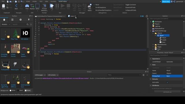 Roblox Studio How To Make A Game Like Build A Boat For Treasure Part8! смотреть онлайн