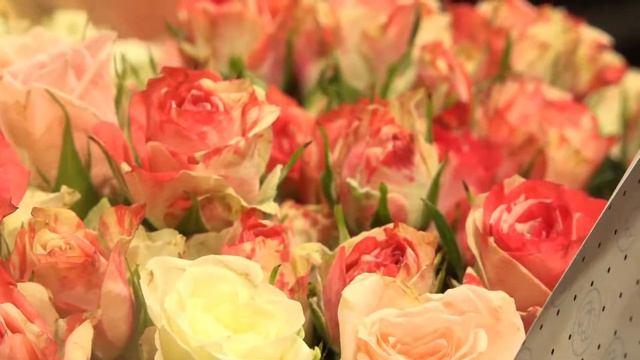 Букет из кустовых роз смотреть онлайн