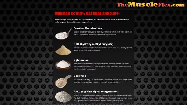 MaxMan Maximum Strength Formula Review - The Ultimate Bodybuilding Supplement For Men