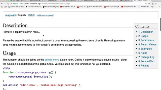 WordPress Hooks Actions admin_ menu Part- 7 Example смотреть онлайн